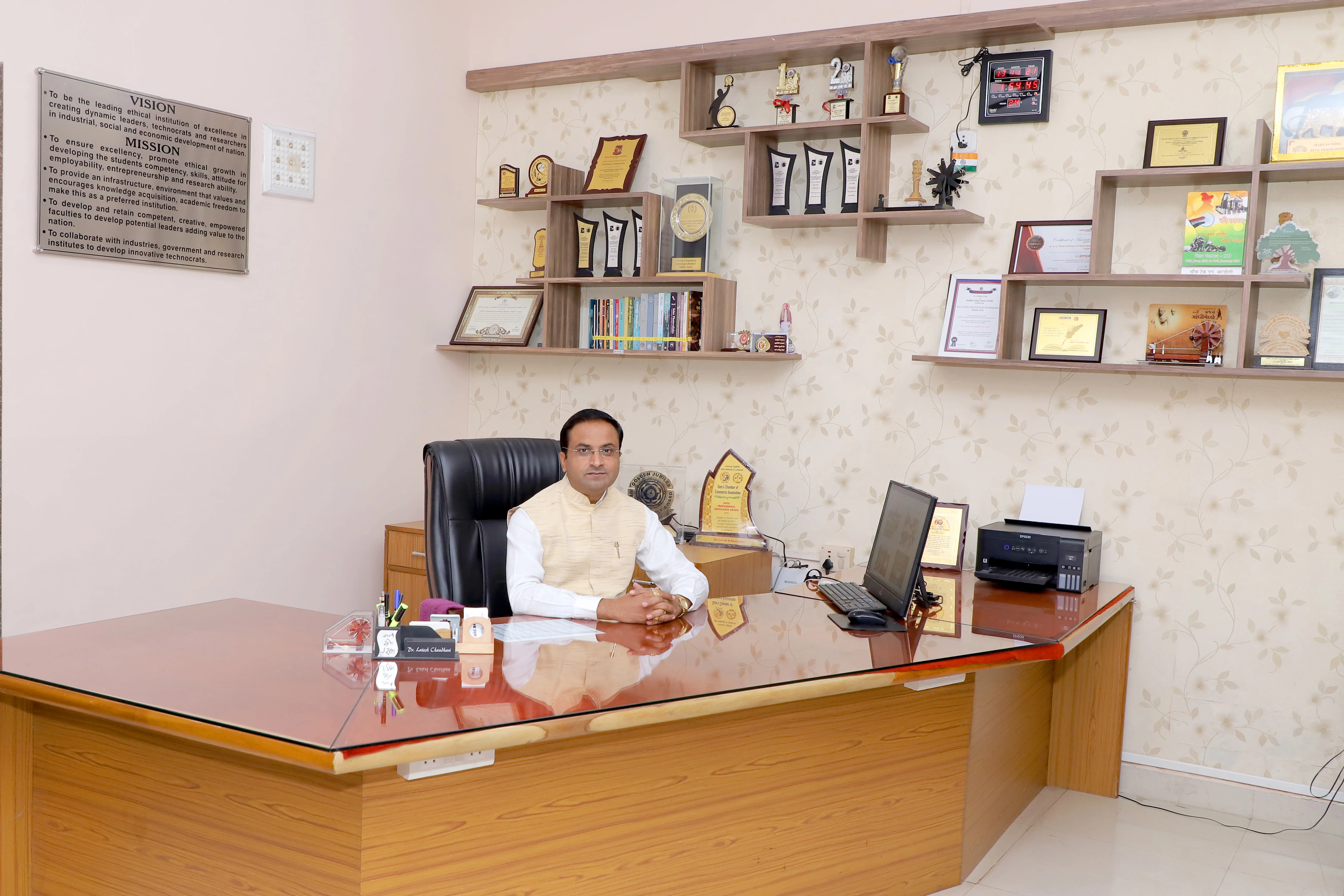 Dr. Latesh B. Chaudhari, Patron